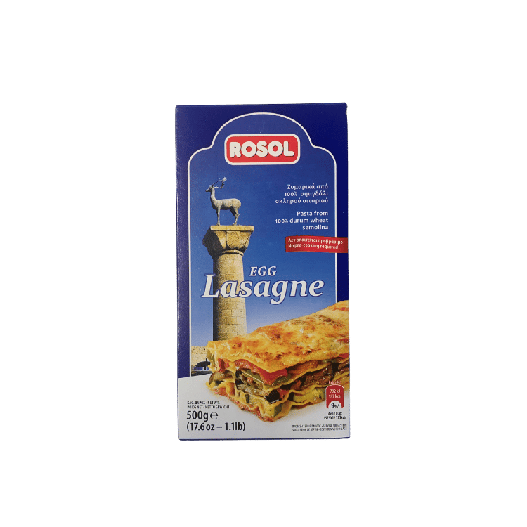 Lasagne (500g) Rosol von Rosol bei Araxxon  - Hochwertiges griechisches Produkt.   Lasagne (500g) Rosol από Rosol στο Araxxon  - Αυθεντικό ελληνικό προϊόν.